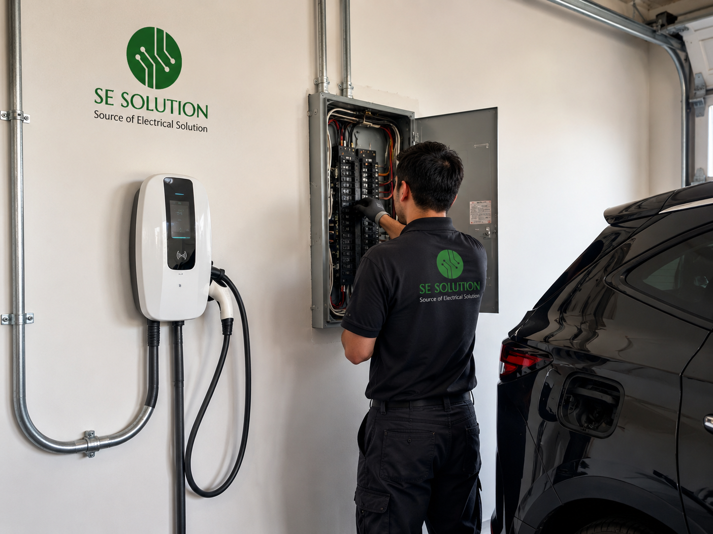 EV charger installation, professional install in Sterling Heights and Metro Detroit